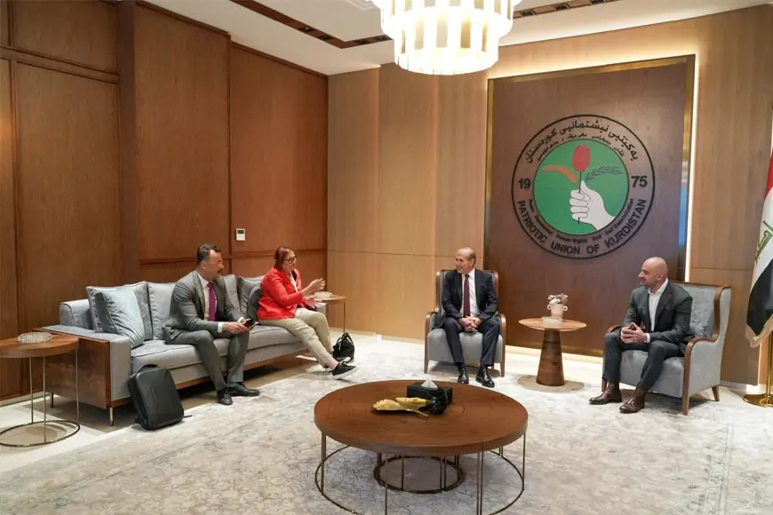CHP’li Namık Tan, Süleymaniye’de YNK Lideri Bafıl Talabani ile Görüştü