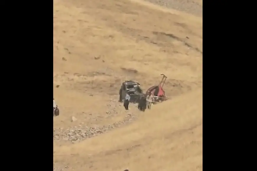 Süleymaniye’de kurtarma operasyonunda helikopter kazası