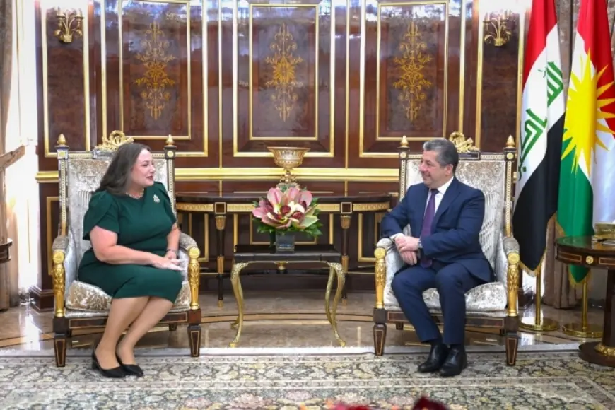 Başbakan Barzani, ABD’nin Yeni Erbil Başkonsolosu Green’i Kabul Etti