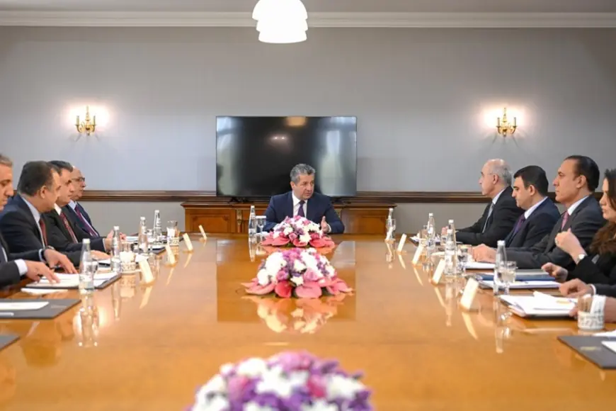 Başbakan , Kürdistan Bölgesi müzakere heyetiyle bir araya geldi