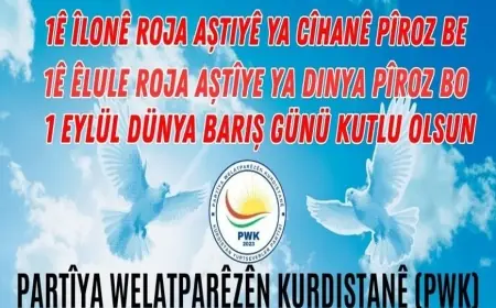 PWK: Kürtler İçin Barış, Özgürlük ve Başarının Yolu Kürtlerin Ulusal Birliğinden Geçer
