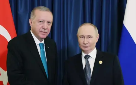 Erdoğan ve Putin, Çin'de bir araya geldi