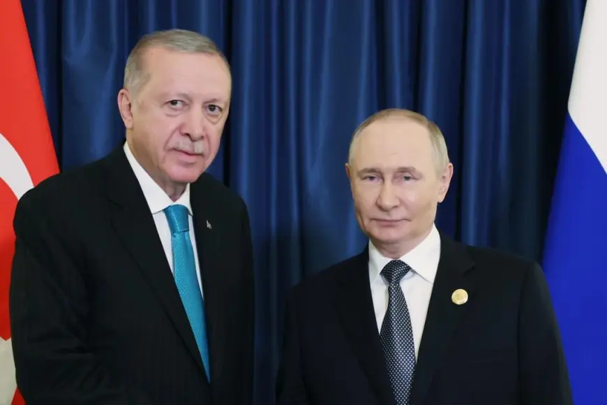 Erdoğan ve Putin, Çin'de bir araya geldi