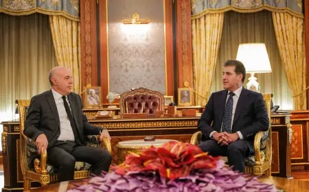 Neçirvan Barzani, Türkiye heyetini kabul etti