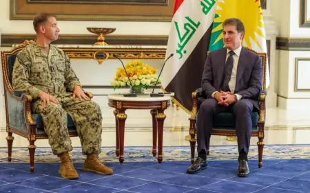 Neçirvan Barzani ve ABD Komutanı, Terörle Mücadele İş Birliğini Yeniledi