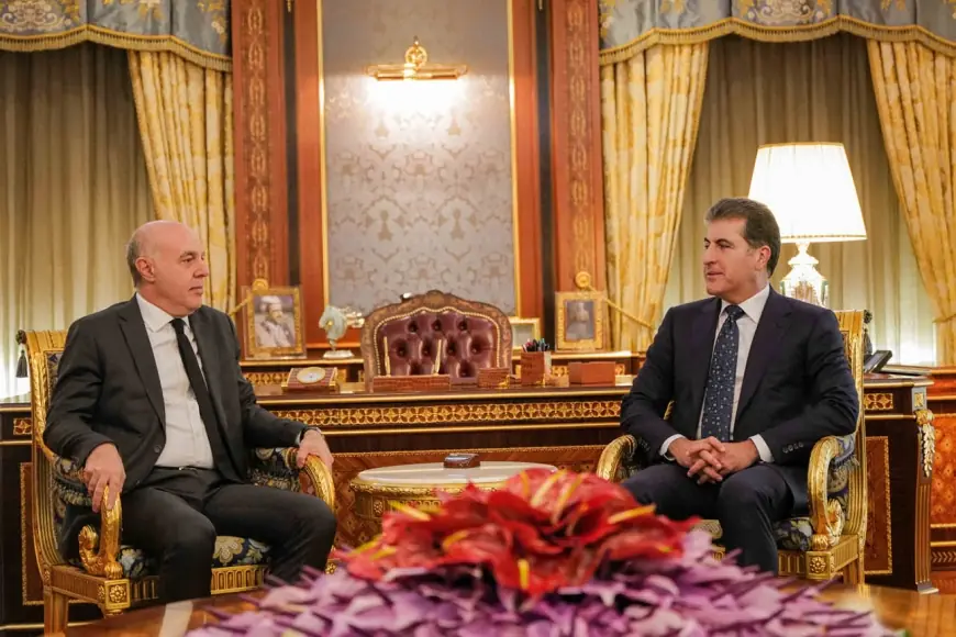 Neçirvan Barzani, Türkiye heyetini kabul etti