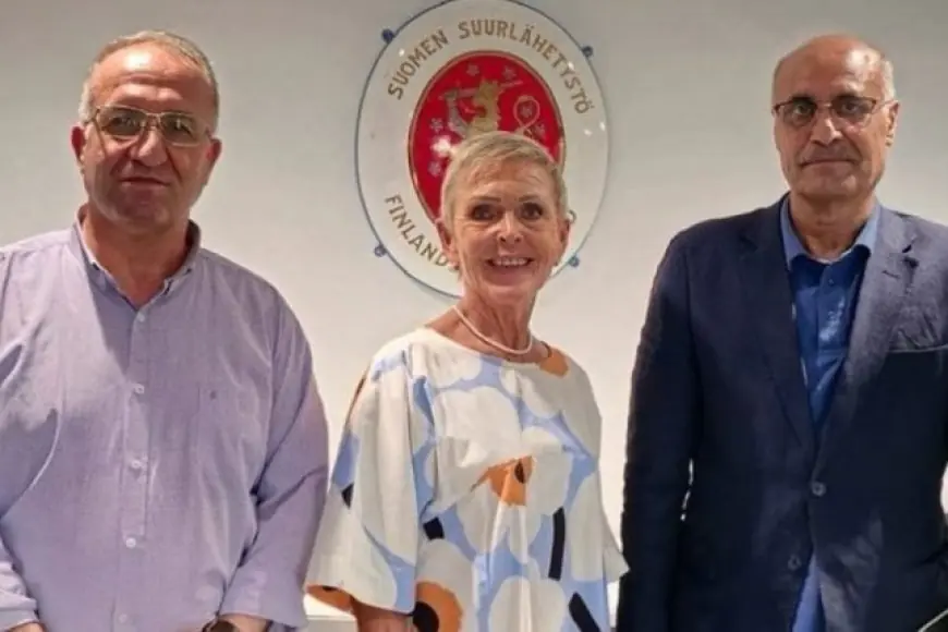 Finlandiya Büyükelçisi Rojava Özerk Yönetimi Yetkilileriyle Görüştü