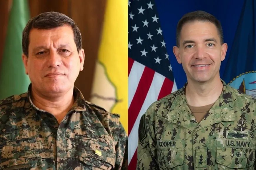 Mezlûm Ebdî bi Fermandarê CENTCOMê re civiya