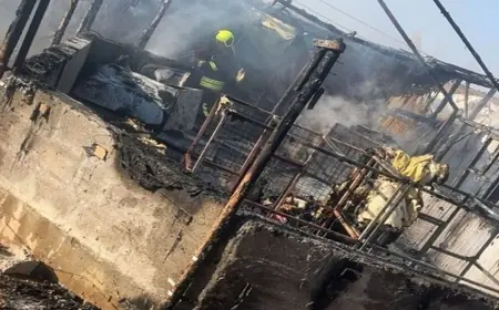 Zaho'da mülteci kampında yangın