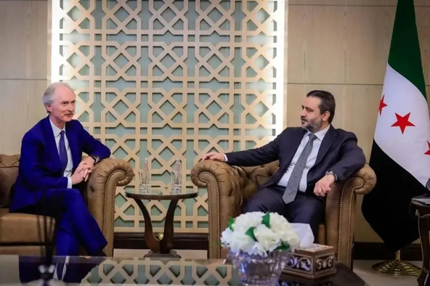BM Suriye Özel Temsilcisi Pedersen, Şeybani ile görüştü