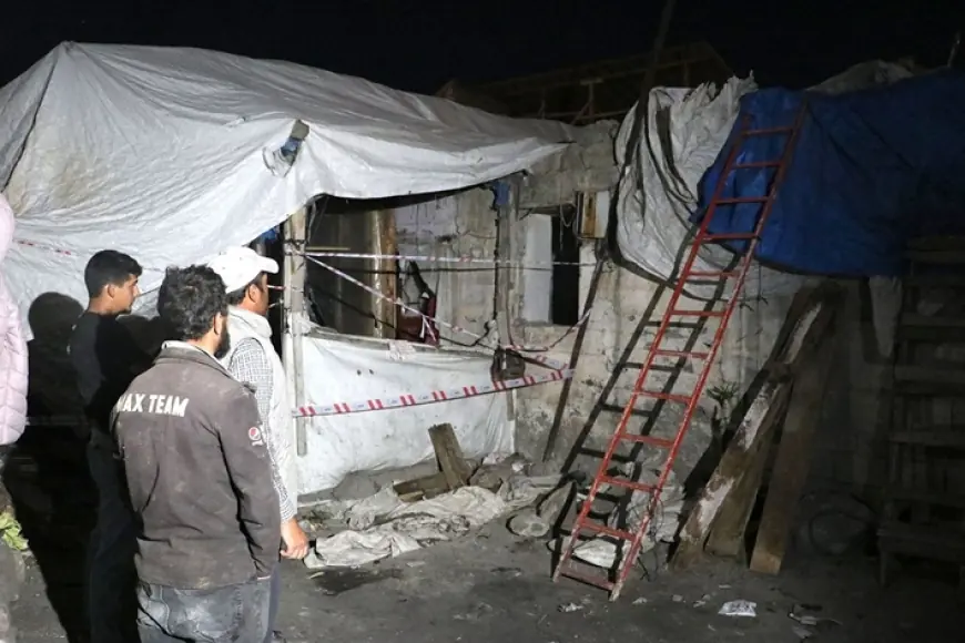 Erzurum'da toprak evin damı çöktü: 2 ölü, 4 yaralı