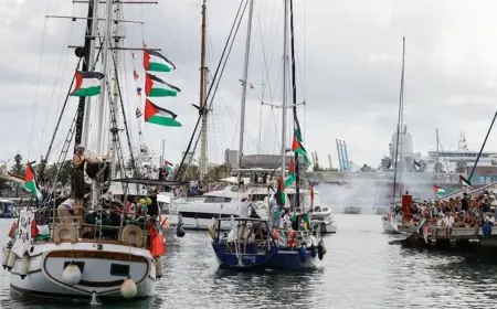 Gazze'ye giden Küresel Sumud Filosu'na dronlu saldırı