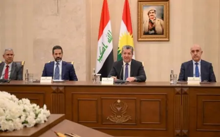 Başbakan Mesrur Barzani  ABD Ticaret Odası heyetini ağırladı