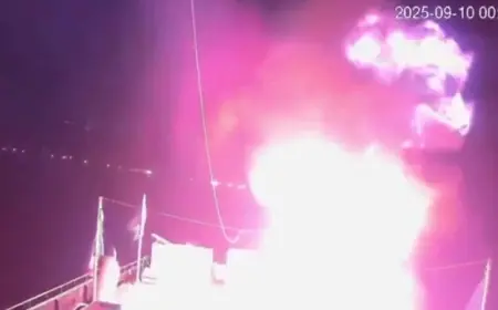 Gazze'ye giden Küresel Sumud Filosu'na ikinci kez İHA'lı saldırı