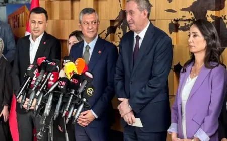 DEM Parti eş genel başkanlarından CHP'ye ziyaret