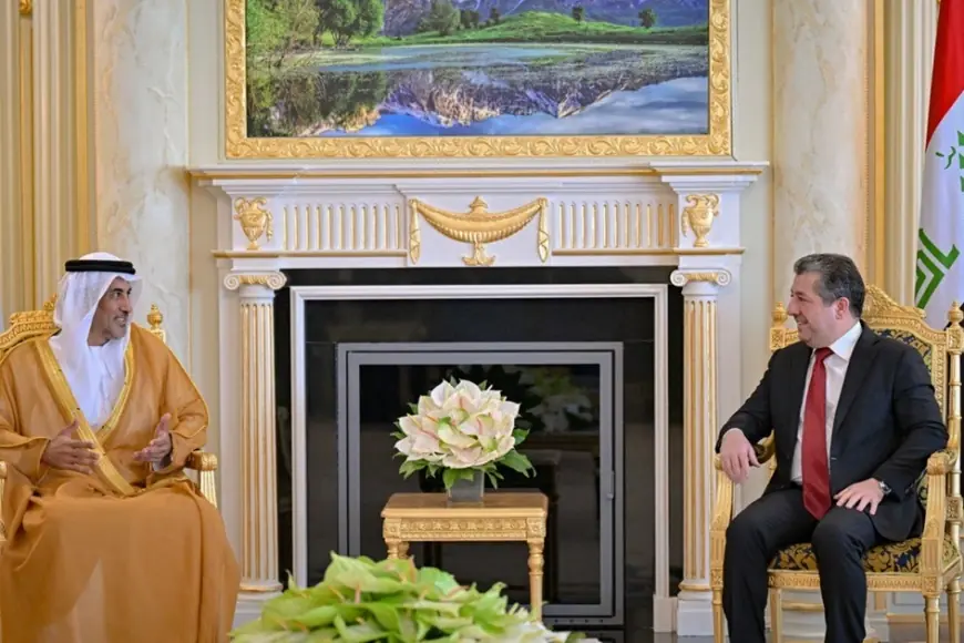 Mesrur Barzani, BAE Heyetini kabul etti