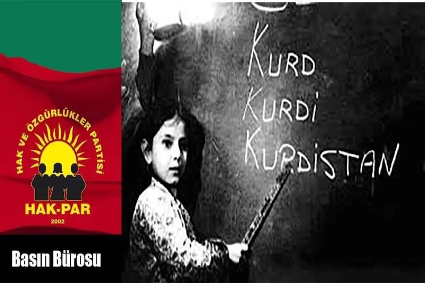 HAK-PAR: Anadilde eğitim hakkının tanınmasını savunuyor ve talep ediyoruz