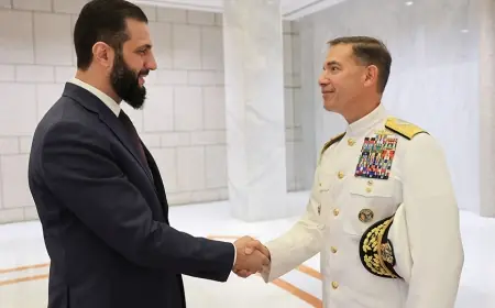 Şara ABD Merkez Kuvvetler Komutanı ile görüştü