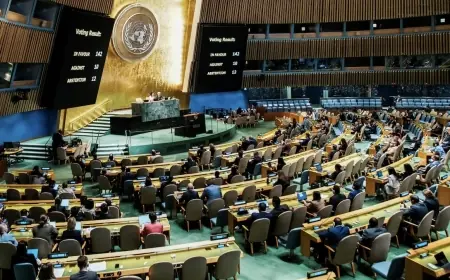 BM'de Filistin oylaması: İki devletli çözüm deklarasyonu kabul edildi