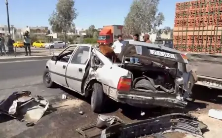 Kerkük'te feci trafik kazası: 4 ölü, 3 yaralı