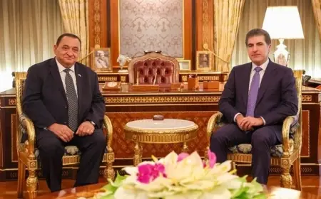 Nêçîrvan Barzanî bi şandeya Suryaniyan re civiya