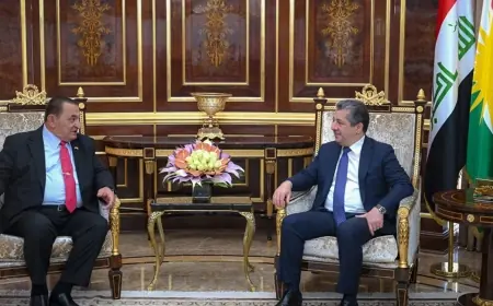 Mesrur Barzani, ABD’den gelen Süryani heyetle görüştü