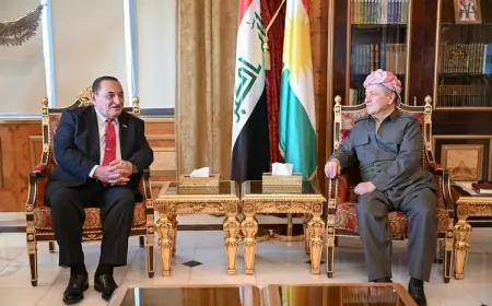 Başkan Mesud Barzani ABD’den gelen Süryani heyetle görüştü