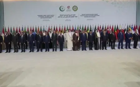 İslam ve Arap Ülkeleri Ortak Zirvesi Katar’da Tamamlandı ve Bir Bildiri Yayımlandı