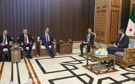 MİT Başkanı Kalın, Şam'da Suriye Cumhurbaşkanı Şara ile görüştü