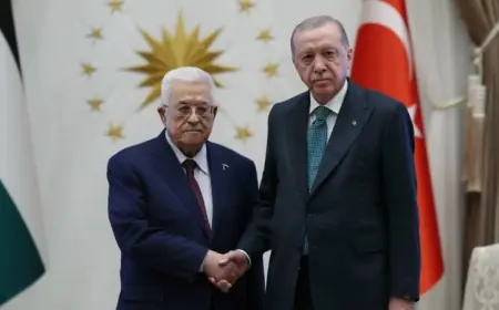 Mahmud Abbas ve Erdoğan, Ankara'da bir araya geldi