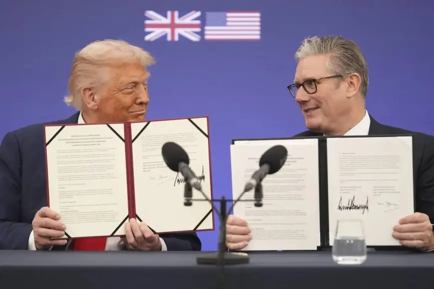 Trump, İngiltere ziyaretini milyar dolarlık anlaşmalarla tamamladı