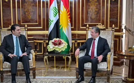 Mesrur Barzani  Irak Parlamentosu Başkan Vekili  ve beraberindeki heyeti kabul etti