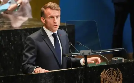 Macron, Filistin Devleti'ni tanıdıklarını duyurdu