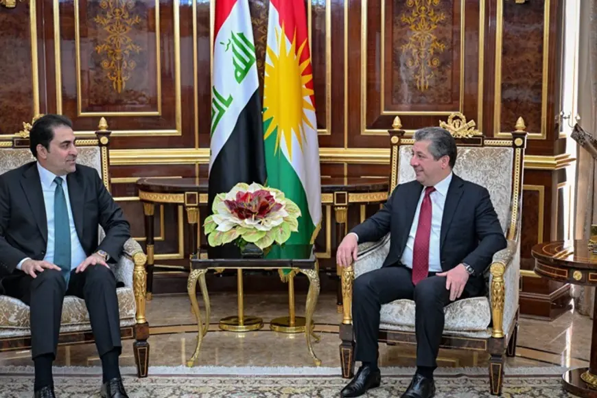 Mesrur Barzani Irak Parlamentosu Başkan Vekili ve beraberindeki heyeti kabul etti