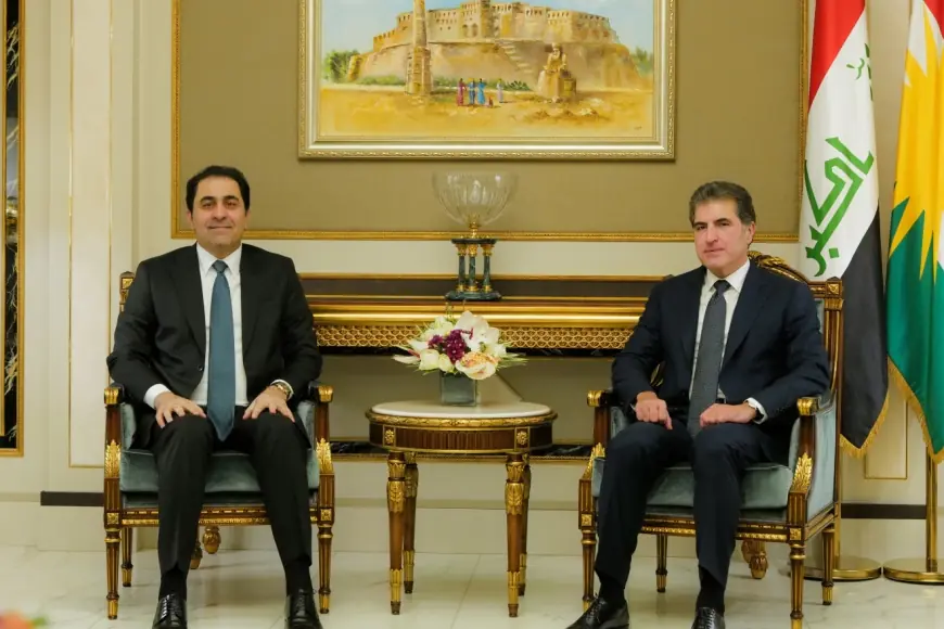 Neçirvan Barzani, Muhsin Mendevali başkanlığındaki üst düzey Bağdat heyetini kabul etti
