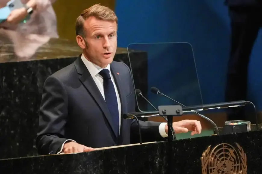 Macron, Filistin Devleti'ni tanıdıklarını duyurdu