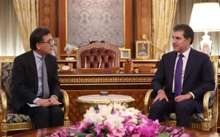 Neçirvan Barzani, Japonya’nın Irak Büyükelçisi ile bir araya geldi