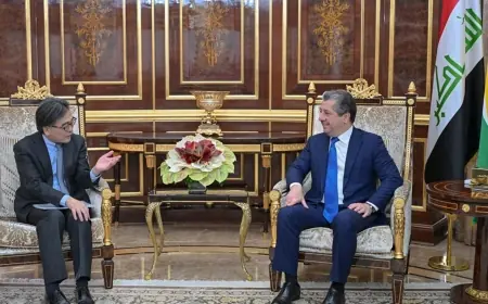 Mesrur Barzani, Japon Büyükelçi ile görüştü