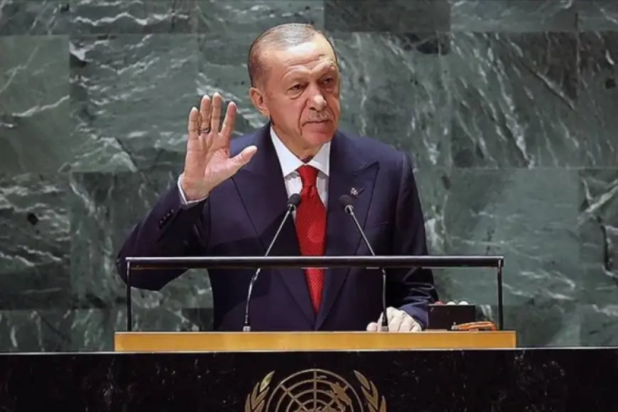 Erdoğan BM Genel Kurulu'nda konuştu: Gazze'de insani felaket yaşanıyor