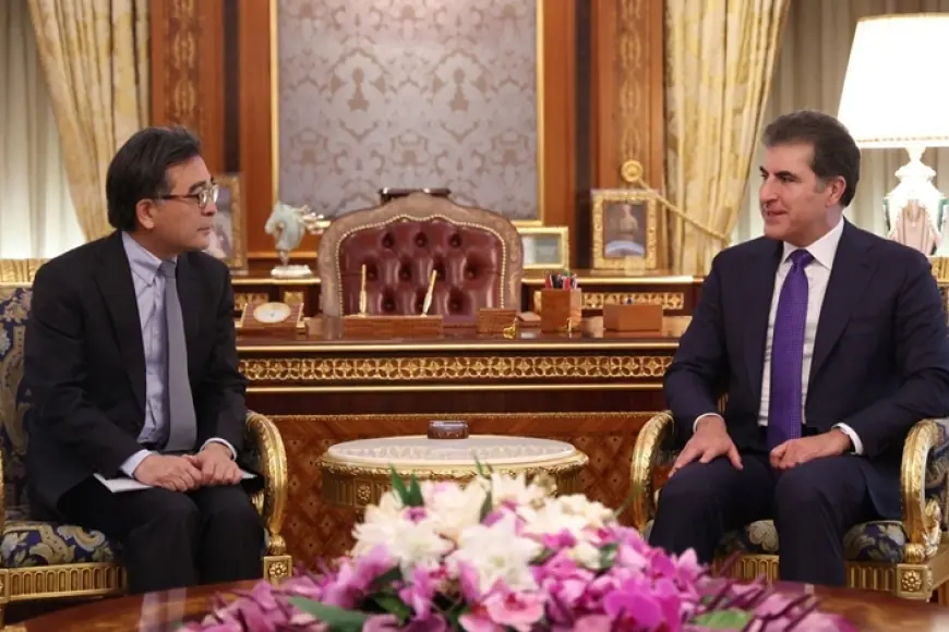 Neçirvan Barzani, Japonya’nın Irak Büyükelçisi ile bir araya geldi
