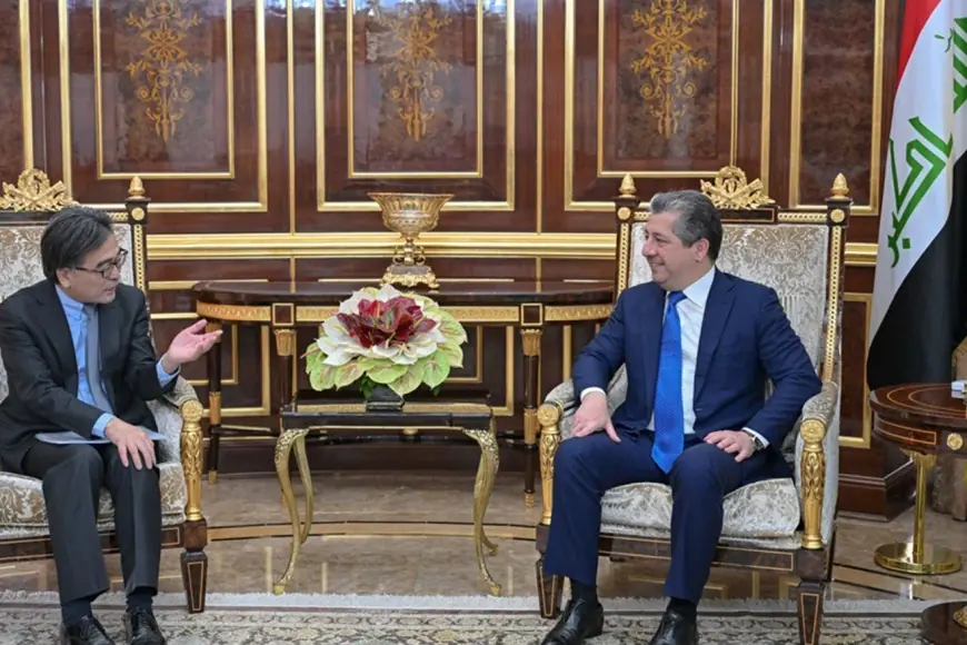 Mesrur Barzani, Japon Büyükelçi ile görüştü