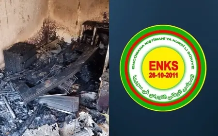 Özerk Yönetim’den ENKS ofisinde çıkan yangına ilişkin açıklama