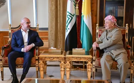 Başkan Barzani ve Bafıl Talabani Pirmam'da görüştü