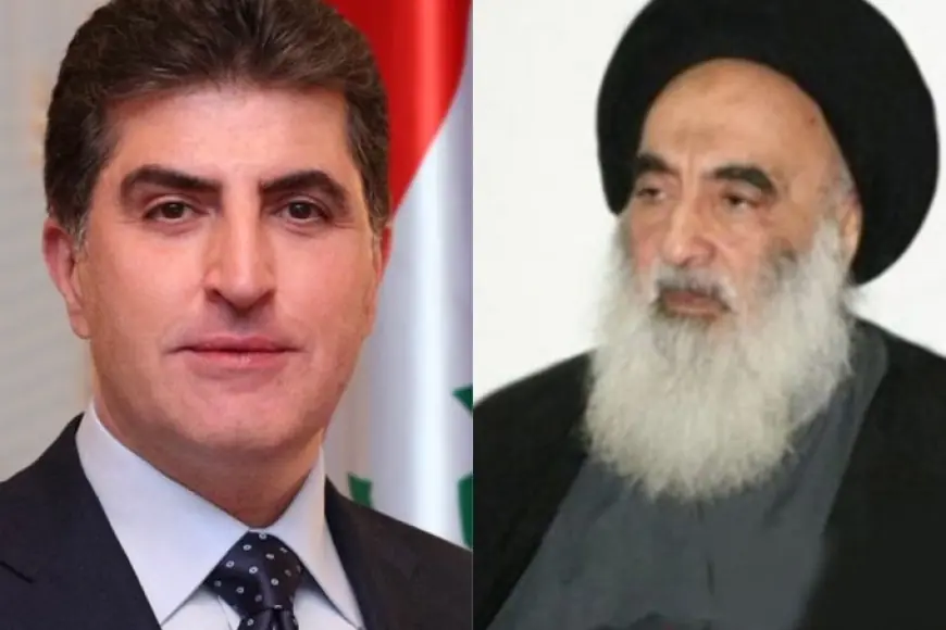Neçirvan Barzani’den Sistani’ye başsağlığı mesajı
