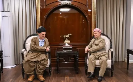Başkan Barzani ve Muhammed Haci Mahmud, Kürdistan Bölgesi'ndeki siyasi süreci görüştü