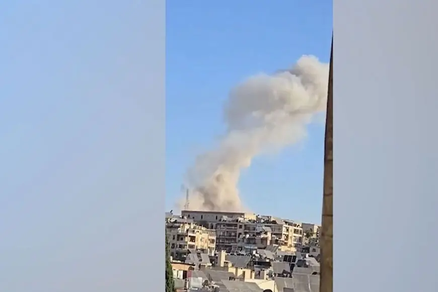 Halep’in Kürt mahallesi Eşrefiye’de patlama