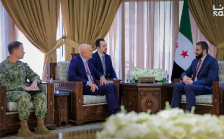 Barrack ve CENTCOM Komutanı, Şara ile görüştü