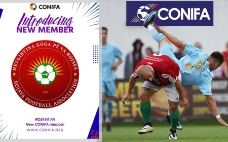 Rojava FA, futbol federasyonu CONIFA'ya üye oldu