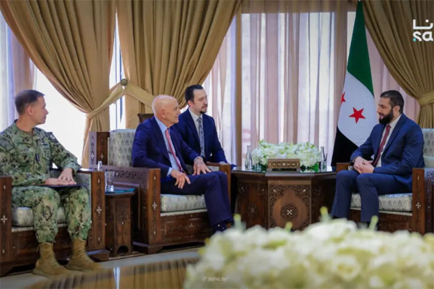 Barrack ve CENTCOM Komutanı, Şara ile görüştü