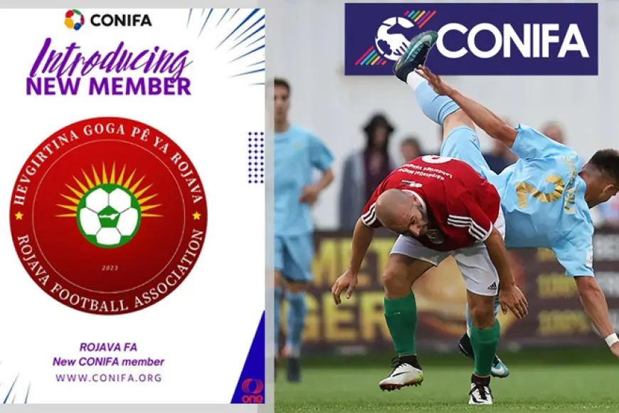Rojava FA, futbol federasyonu CONIFA'ya üye oldu